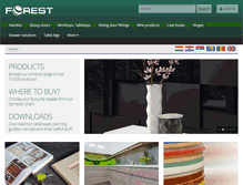 Tablet Screenshot of foresteu.com